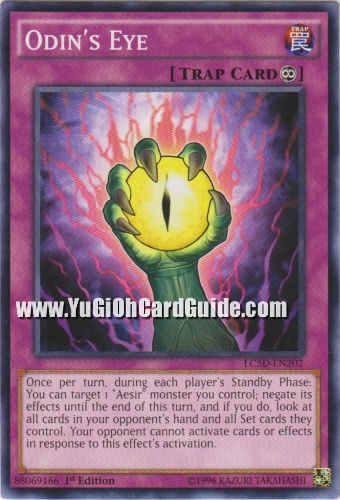 Yu-Gi-Oh Card: Odin's Eye