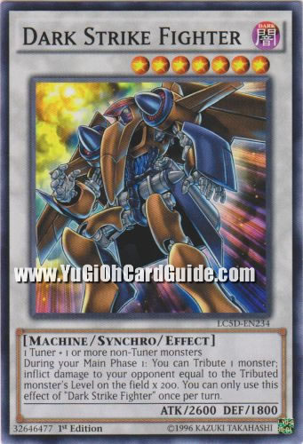 Yu-Gi-Oh Card: Dark Strike Fighter