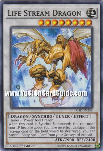 Yu-Gi-Oh Card: Life Stream Dragon