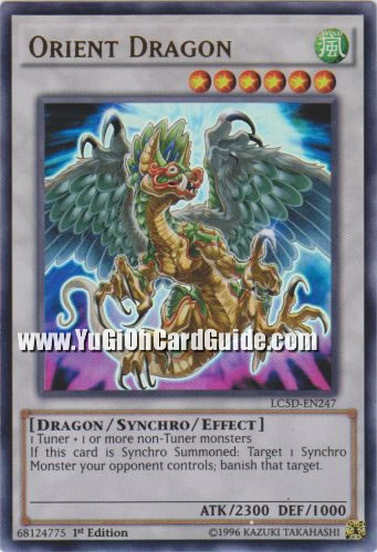 Yu-Gi-Oh Card: Orient Dragon