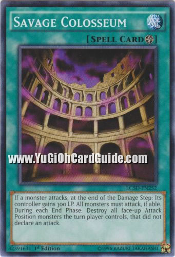 Yu-Gi-Oh Card: Savage Colosseum