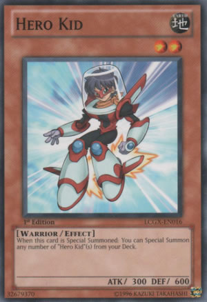 Yu-Gi-Oh Card: Hero Kid