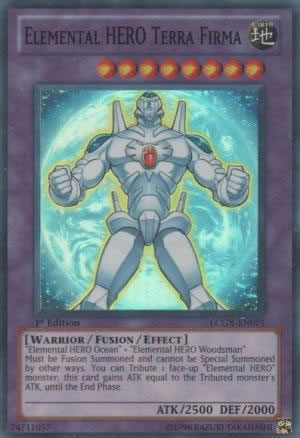 Yu-Gi-Oh Card: Elemental HERO Terra Firma
