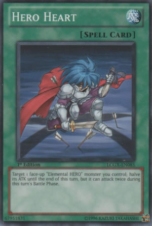 Yu-Gi-Oh Card: Hero Heart