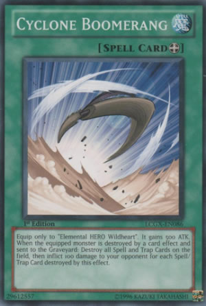 Yu-Gi-Oh Card: Cyclone Boomerang
