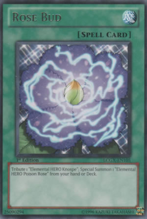 Yu-Gi-Oh Card: Rose Bud