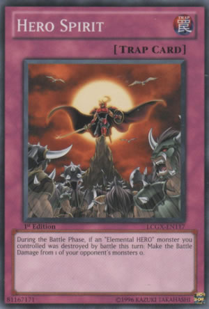 Yu-Gi-Oh Card: Hero Spirit