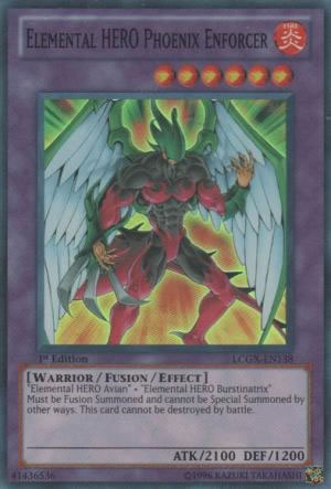Yu-Gi-Oh Card: Elemental HERO Phoenix Enforcer