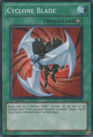 Yu-Gi-Oh Card: Cyclone Blade