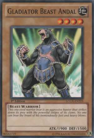 Yu-Gi-Oh Card: Gladiator Beast Andal
