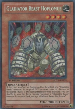 Yu-Gi-Oh Card: Gladiator Beast Hoplomus