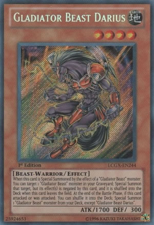 Yu-Gi-Oh Card: Gladiator Beast Darius