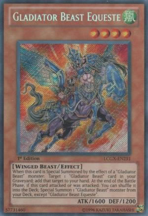 Yu-Gi-Oh Card: Gladiator Beast Equeste