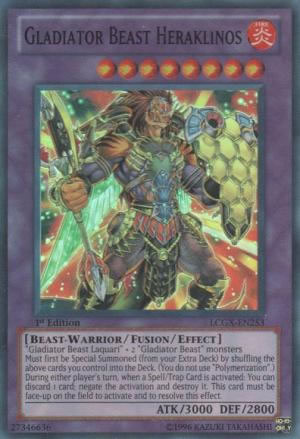 Yu-Gi-Oh Card: Gladiator Beast Heraklinos