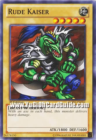 Yu-Gi-Oh Card: Rude Kaiser