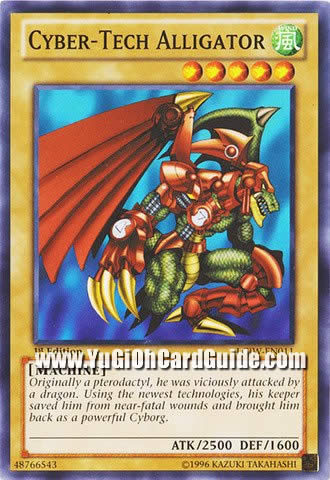 Yu-Gi-Oh Card: Cyber-Tech Alligator