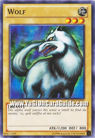 Yu-Gi-Oh Card: Wolf