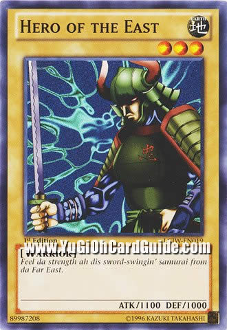 Yu-Gi-Oh Card: Hero of the East