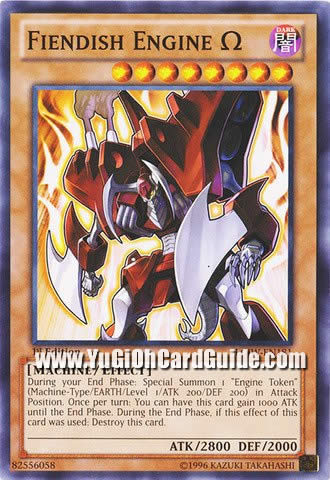 Yu-Gi-Oh Card: Fiendish Engine O (Omega)