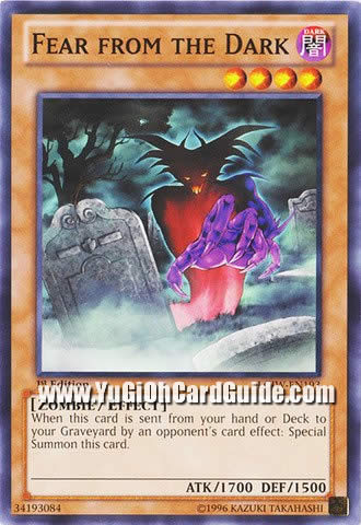 Yu-Gi-Oh Card: Fear from the Dark