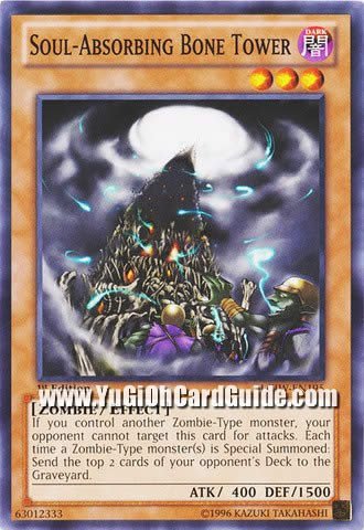 Yu-Gi-Oh Card: Soul-Absorbing Bone Tower