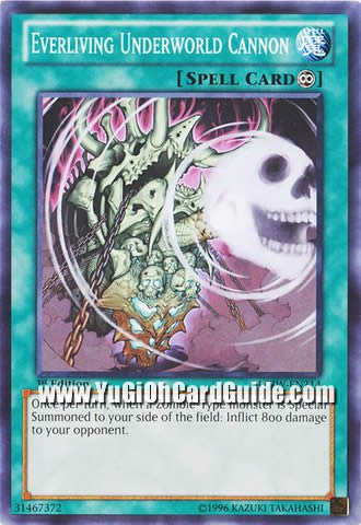 Yu-Gi-Oh Card: Everliving Underworld Cannon