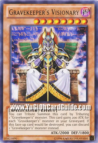 Yu-Gi-Oh Card: Gravekeeper's Visionary