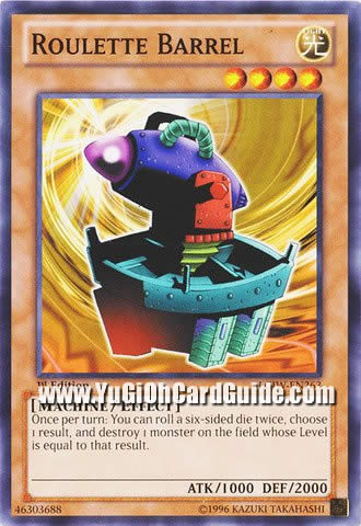 Yu-Gi-Oh Card: Roulette Barrel