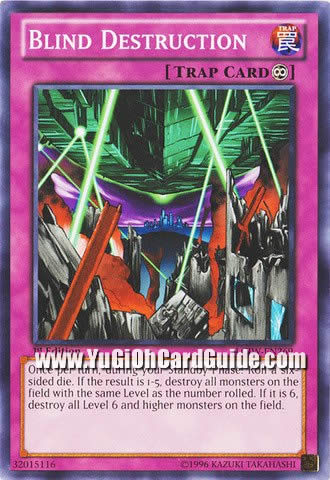 Yu-Gi-Oh Card: Blind Destruction
