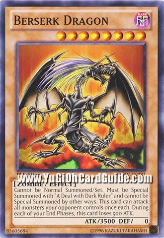 Yu-Gi-Oh Card: Berserk Dragon