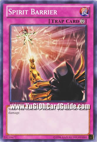Yu-Gi-Oh Card: Spirit Barrier