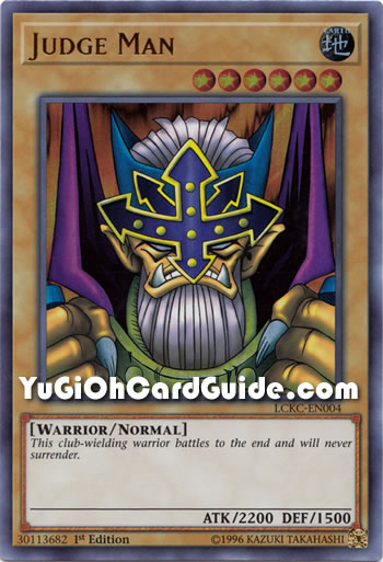 Yu-Gi-Oh Card: Judge Man