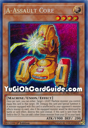 Yu-Gi-Oh Card: A-Assault Core