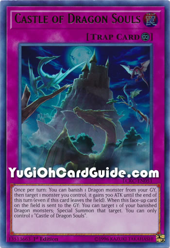 Yu-Gi-Oh Card: Castle of Dragon Souls