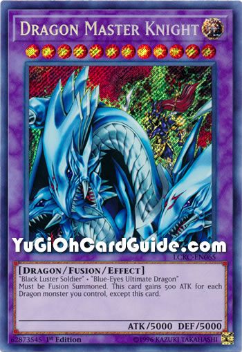 Yu-Gi-Oh Card: Dragon Master Knight