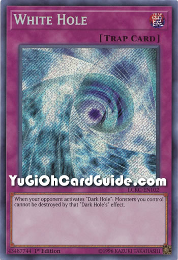 Yu-Gi-Oh Card: White Hole