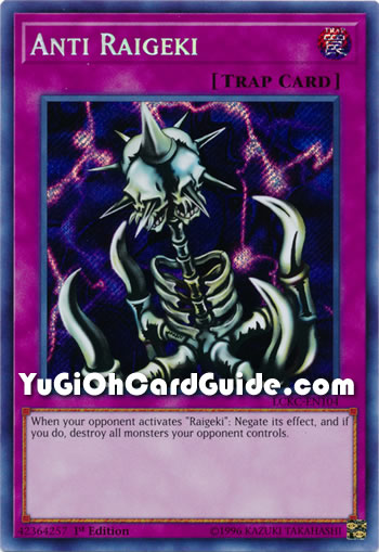 Yu-Gi-Oh Card: Anti Raigeki