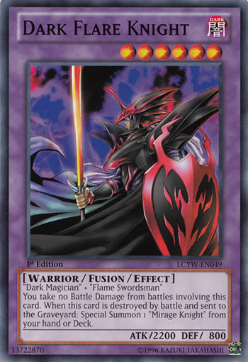 Yu-Gi-Oh Card: Dark Flare Knight