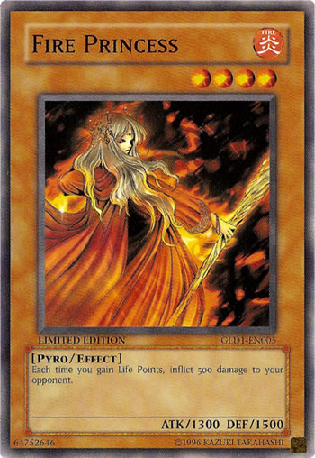 Yu-Gi-Oh Card: Fire Princess