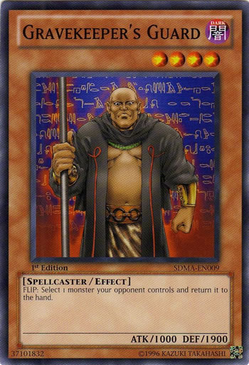 Yu-Gi-Oh Card: Gravekeeper's Guard