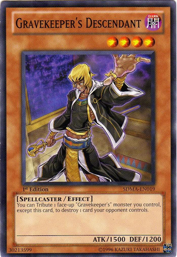 Yu-Gi-Oh Card: Gravekeeper's Descendant