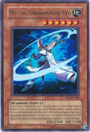 Yu-Gi-Oh Card: Mystic Swordsman LV6