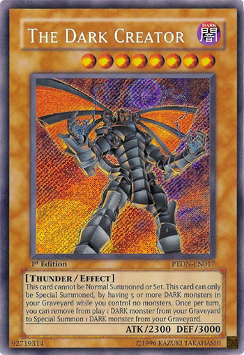 Yu-Gi-Oh Card: The Dark Creator