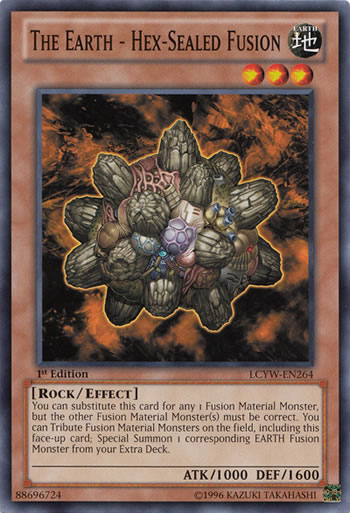 Yu-Gi-Oh Card: The Earth - Hex-Sealed Fusion