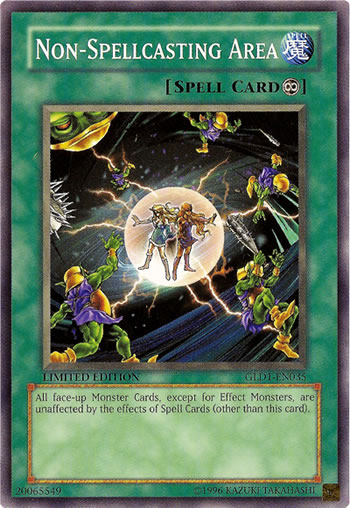 Yu-Gi-Oh Card: Non-Spellcasting Area