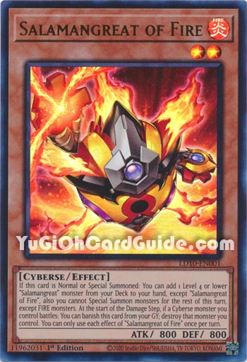 Yu-Gi-Oh Card: Salamangreat of Fire
