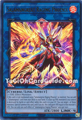 Yu-Gi-Oh Card: Salamangreat Raging Phoenix