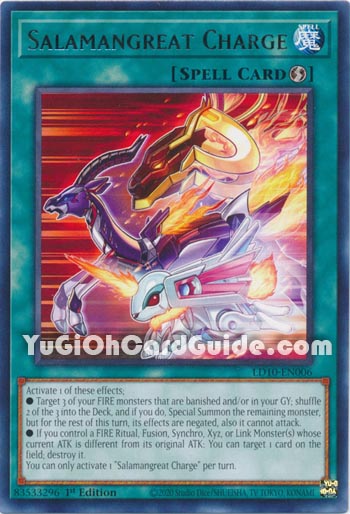 Yu-Gi-Oh Card: Salamangreat Charge