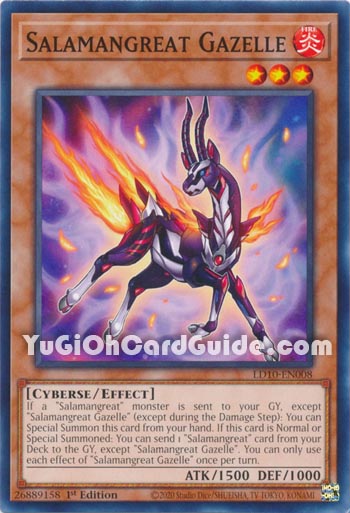 Yu-Gi-Oh Card: Salamangreat Gazelle