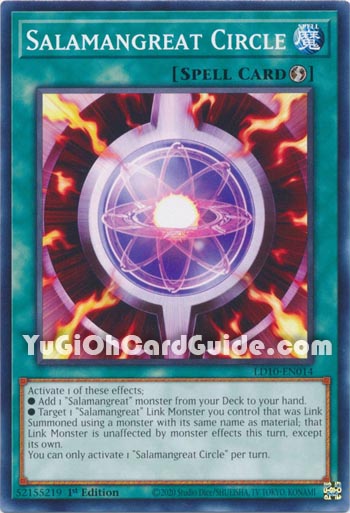 Yu-Gi-Oh Card: Salamangreat Circle